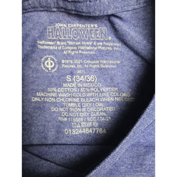 Halloween Movie T-Shirt Michael‎ Myers Graphic Tee Horror Film Small F - Picture 3 of 8